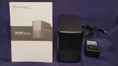 Silverstone Dual-bay HDD Enclosure w/RAID USB 3.0 DS321 - Image 1 of 4