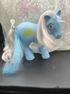 Vintage 1983 My Little Pony G1 Happy Tails Squeezer Pony Hasbro MLP W/Bird Pick - Picture 1 of 10
