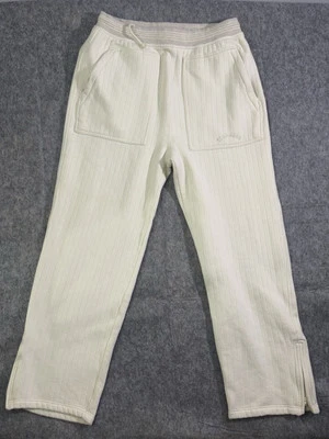 Pantalones deportivos vintage Sean John para hombre grandes marfil tobillo cremallera bolsillos acanalados logotipo Foto 1 de 4