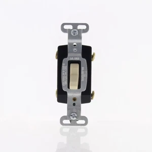 Pass & Seymour CSB415-IU Ivory Commercial 4-Way Toggle Light Switch Control 15A - Picture 1 of 5