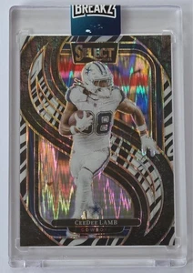 Ceedee Lamb 2024 Panini Select Premier Level Zebra SSP #135 Vaquero - Imagen 1 de 2