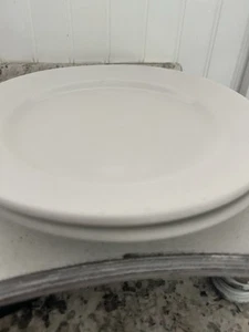 Shenago China White Restaurantware 9” Plate new Castle, PA ,2 Avail - Picture 1 of 4