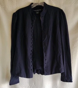 Neu mit Etikett Ralph Lauren Sport geknöpftes Sakko Blazer Damen mittelblau gefüttert - Bild 1 von 11