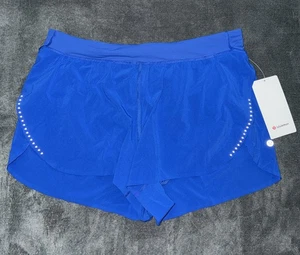 Lululemon Neu mit Etikett Fast Free hoch geschnittene klassische Passform Schlitz Shorts 3" Größe XL - Bild 1 von 4
