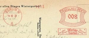 Berlin Wintergarten AK mit eigenem Poststempel 1931 Freistempel - Bild 1 von 1