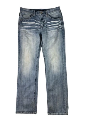 Мужские прямые эластичные джинсы из денима с пряжкой BKE Jake 33x34 - Изображение 1 из 4