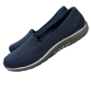 Scarpe Skechers Relaxed Fit Slip On Donna Taglia 7 Navy Memory Foam Maglia 49244 - Foto 1 di 12
