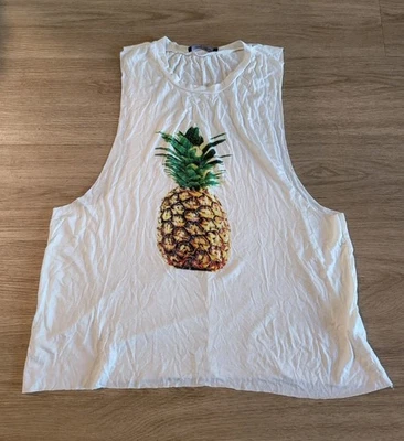 Honey Punch Pineapple Tank Top Large - Image 1 of 4