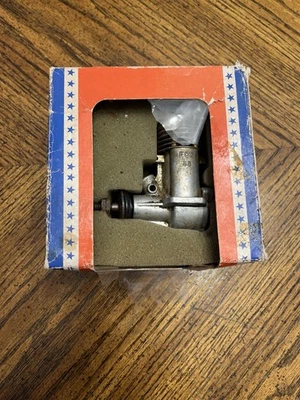 Vintage 1970s Fox Manufacturing 36 C.L. 13600 Airplane Engine In Orig Box - Image 1 of 4