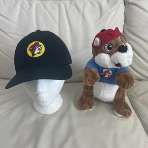 Buc-ee's Yellow Beaver Logo Black Snapback - Adjustable & Beaver Plush. Read - Picture 1 of 6