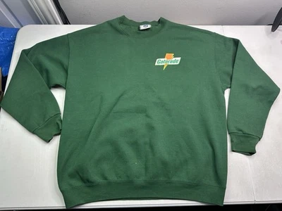 Vtg Lee Gatorade Promo Crewneck Sweatshirt Green Sz XL - Image 1 of 4