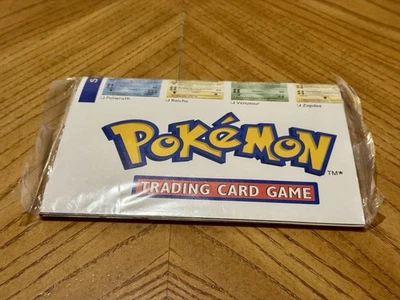 1998 POKEMON Playmat Checklist Poster Shadowless Base Set TCG FACTORY SEALED W8 - Image 1 of 4