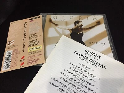 Gloria Estefan Destiny Promo Sample Japan OBI CD (Epic 1996) - Image 1 of 4