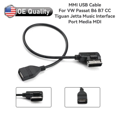 Adaptador de interfaz de música con cable USB AMI MMI MDI para Audi A3 A4 A5 A6 A8 Q5 Q7 Q8 Foto 1 de 4