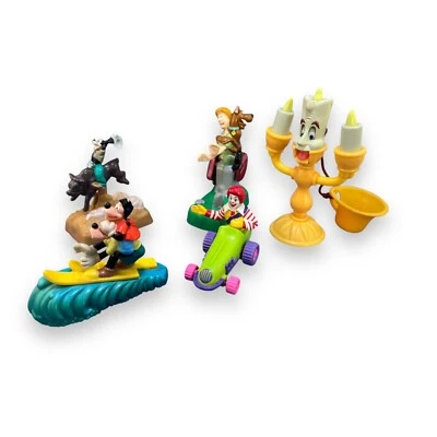 Lote De Colección Años 90 5 Figuras de Juguete de Acción Disney Goofy RONALD McDonald SCOOBY DOO Foto 1 de 4