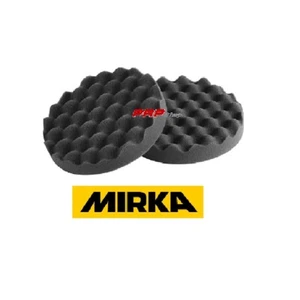 Tampone Lucidatura Bugnato Nero 150 mm Mirka Nautica Carrozzeria 2 Pezzi a strap - Imagen 1 de 8