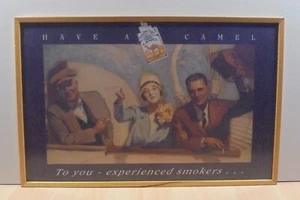 CAMEL CIGARETTES ADVERTISIGN VTG PHOTO FRAME - Picture 1 of 9