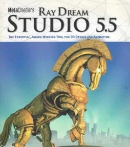 Ray Dream Studio 5.5 PC MAC CD create 3D graphics design suite professional art - Picture 1 of 1