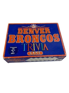 Denver Broncos Trivia Game -Throwback Collectible 1985 - NFL Officially Licensed - Picture 1 of 10
