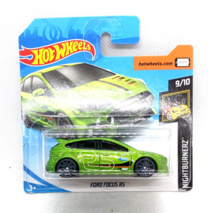 Hot Wheels Ford Focus RS 2019 Nightburnerz 9/10 Short Card NEW