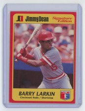 1991 Jimmy Dean Barry Larkin Cincinnati Reds #10 OF 25
