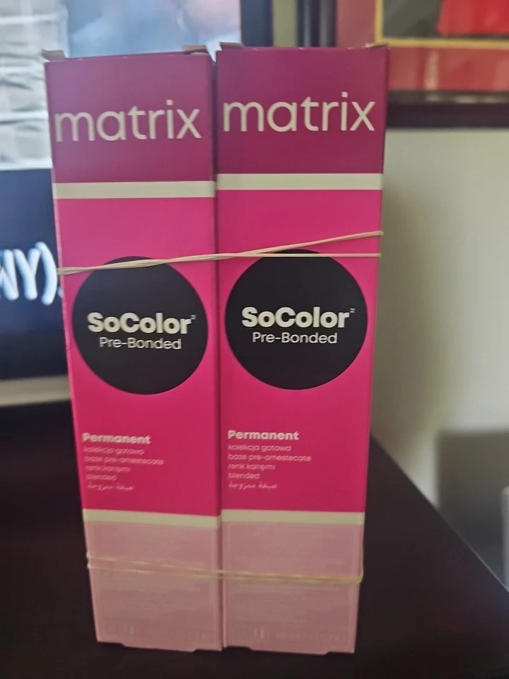 Color de cabello permanente Matrix SoColor 3 oz - azul negro ceniza 1A Foto 1 de 1