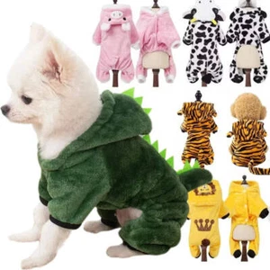 Weiche warme Fleece Hunde Overalls - Bild 1 von 48