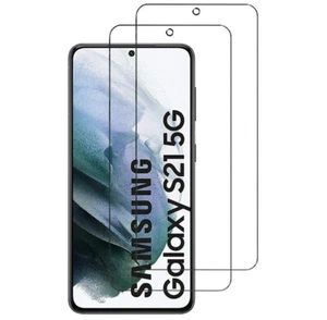2x Safety Glass Screen Protector Premium 9H Real Glass for Samsung Galaxy S21 5G - Zdjęcie 1 z 5