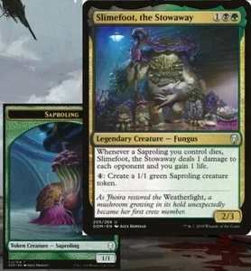 Slimefoot the Stowaway Saproling Golgari Commander EDH Deck Magic The Gathering *Listo para jugar* - Imagen 1 de 9