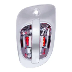 6 Red LED Chrome Door Handle Cover for Freightliner Cascadia - Driver - Picture 1 of 4