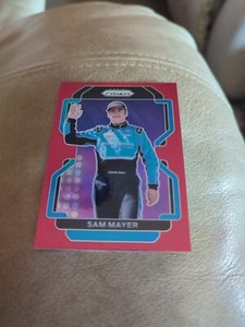 Sam Mayer Red Prizm 2022 Panini Prizm Racing Nascar Accelerate Chevrolet