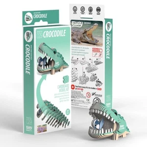 Crocodile 3D Cardboard Model Kit Eugy New - Picture 1 of 4