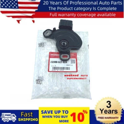 Sensor de rango de seguridad neutro OEM para Acura TSX 2009-2014 Honda Fit 28900-RCT-024 Foto 1 de 4