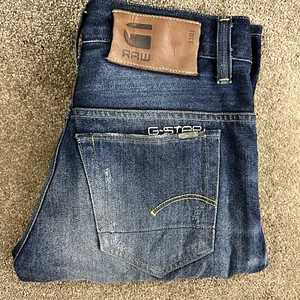 G-Star Raw jeans 3301 Slim denim regular Mens size W28 L30 Button fly - Picture 1 of 14