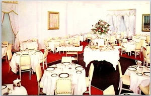 Postal de comedor Boston MA French Room Hotel Vendome sin publicar - Imagen 1 de 2