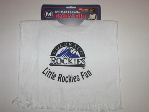 Colorado Rockies Terry Velour Pullover Towel Baby Bib FREE SHIPPING!! Cover
