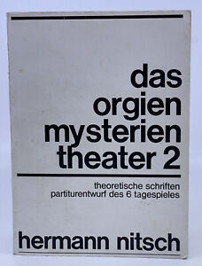 Hermann Nitsch Das Orgien Mysterien Theater 2 1976 Verlag Morra Germany RARE