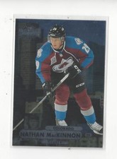 2013-14 Fleer Showcase Metal Universe #MU30 Nathan MacKinnon RC Rookie Avalanche