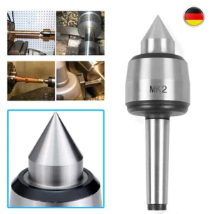 Mitlaufende Körnerspitze Zentrierspitze Rollkörner MK2 Kegel Spitzen Drehbank - Bild 1 von 11
