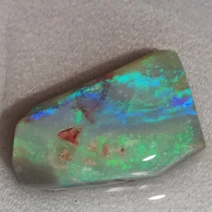 IMPRESIONANTE 12,65 CTS Semi NEGRO ÓPALO ÁSPERO Lightning Ridge - Imagen 1 de 8