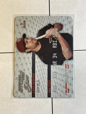 Lance Berkman 2002 Donruss Studio Stars Credit Card Die Cut #SS-32 Astros - Image 1 of 2