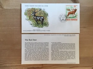 ROMANIA ROMANA 1977 FDC WWF 039 RED DEER - Picture 1 of 1