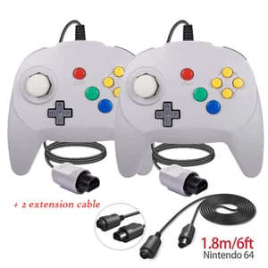 1/2 Wired N64 Game Controller GamePad Joystick for Nintendo 64 Console/Cable - Bild 1 von 16
