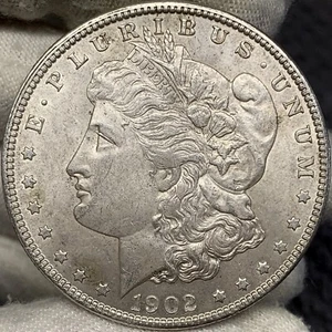 1902-O 1 $ Morgan Silber Dollar ||| besseres Datum, toll aussehende Münze! - Bild 1 von 2