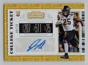 Jalin Moore 2019 Panini Contendors selecciones de draft bloques de construcción automático 5/10 #142 - Imagen 1 de 2