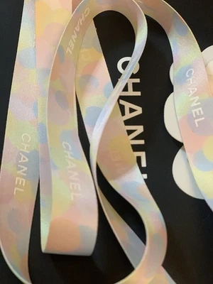 2 Yards of Chanel Limited Edition Oriol &Fontanel Ribbon Multicolor w/White Logo - Image 1 of 4