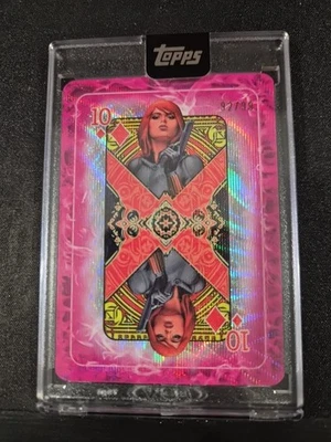 Mazo Topps Marvel Mint Black Widow Gambits 2025/99 recubierto Foto 1 de 2