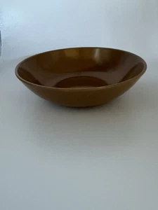 Vintage brown melamine/Malmac bowl 5.5”  opening at top and just under 2” Tall - Picture 1 of 4