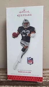 2013 Marcus Allen Hallmark Ornaments Raiders NFL Christmas Tree Free Shipping  - Picture 1 of 5