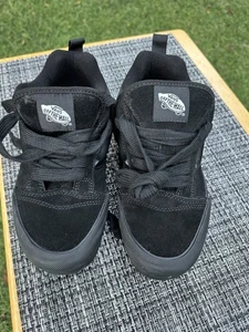 Vans Knu-Skool Black/Black Sz Men 5 Women 6.5 Shoes Sneakers - Picture 1 of 11